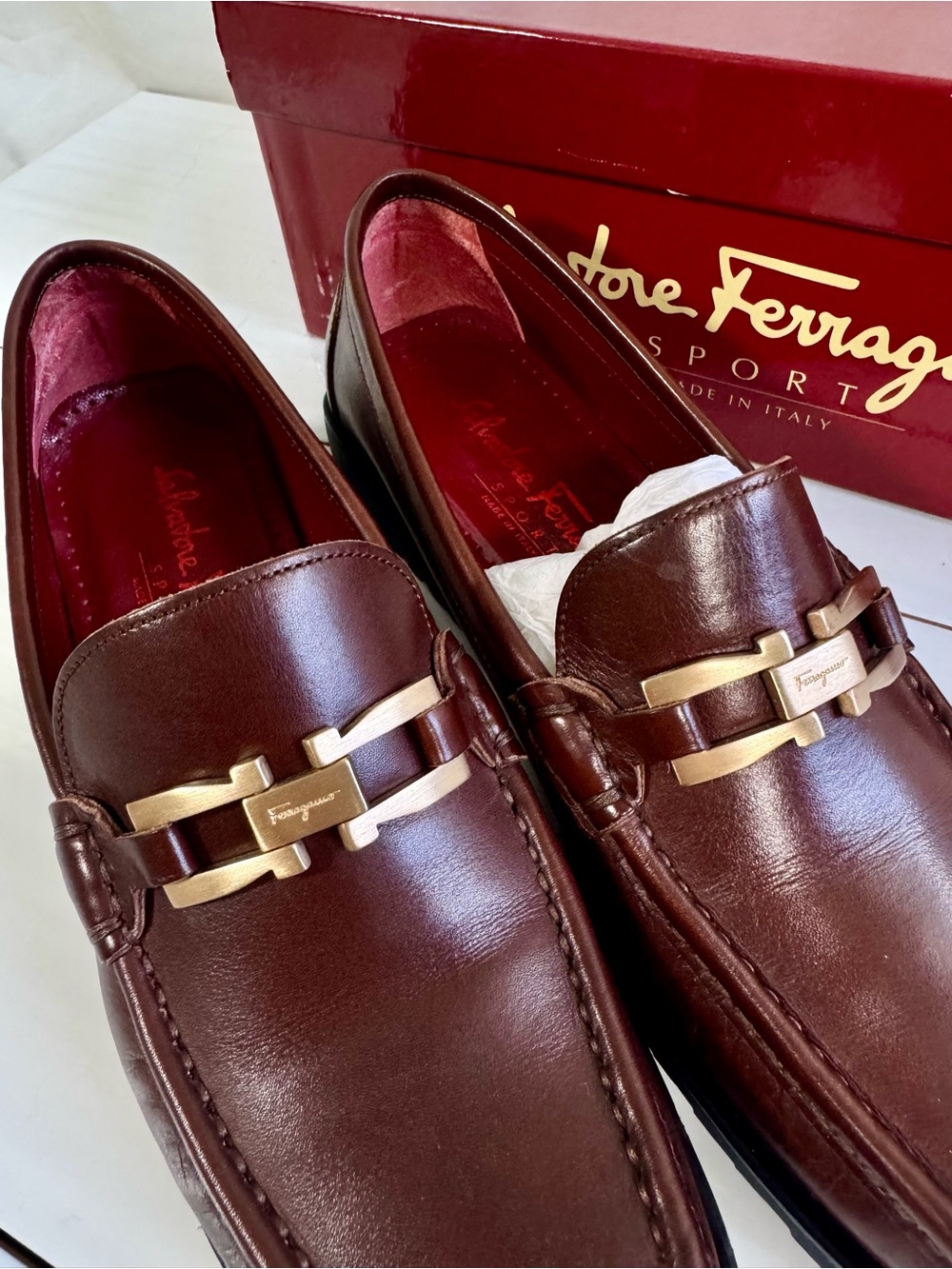 Salvatore Ferragamo leather bit loafers - Picture 3 of 9